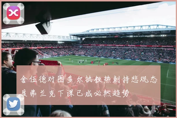 舍伍德对图多尔执教热刺持悲观态度弗兰克下课已成必然趋势
